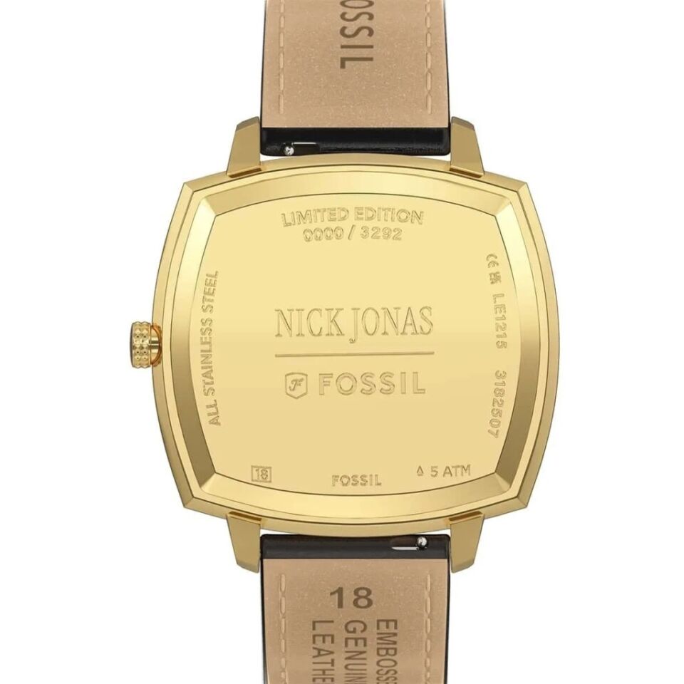 Fossil FLE1215 Nick Jonas X Fossil Machine Luxe Blue Vignette Kol Saati