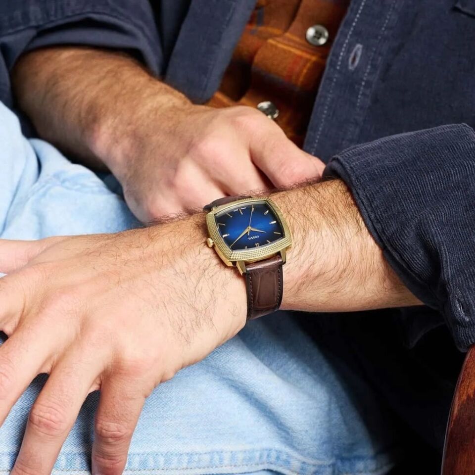 Fossil FLE1215 Nick Jonas X Fossil Machine Luxe Blue Vignette Kol Saati