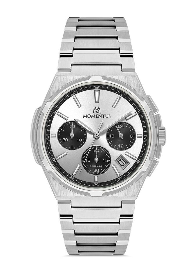 Momentus Men's Time Master SM390S-02SS