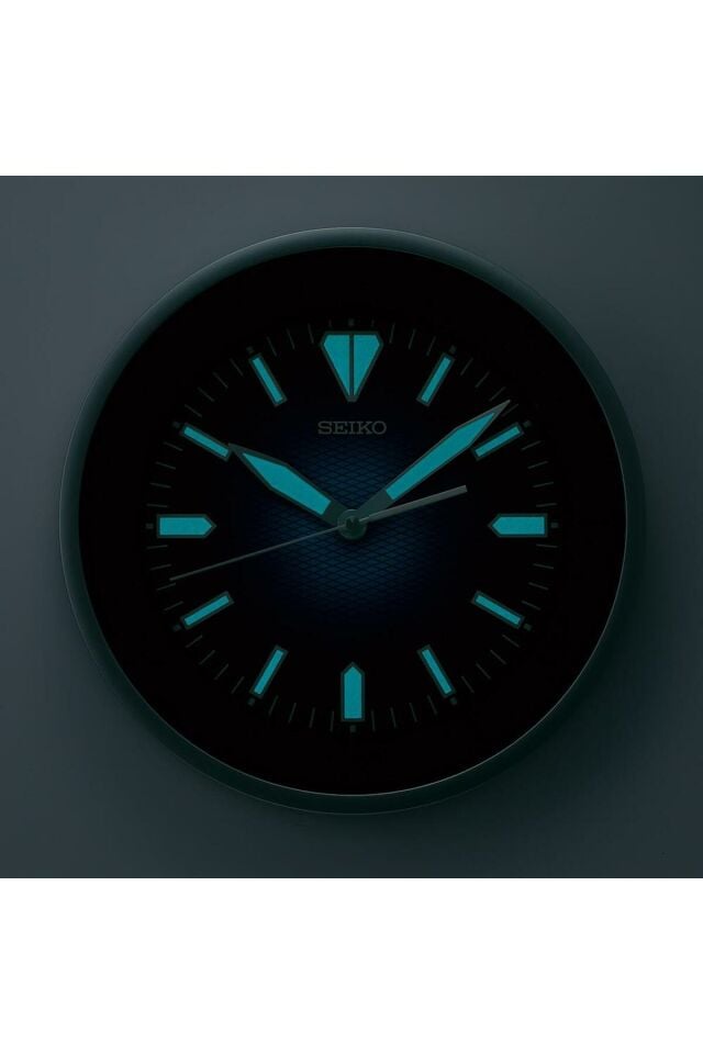 Qxa791S Lumibrite Kaplama Sessiz Duvar Saati