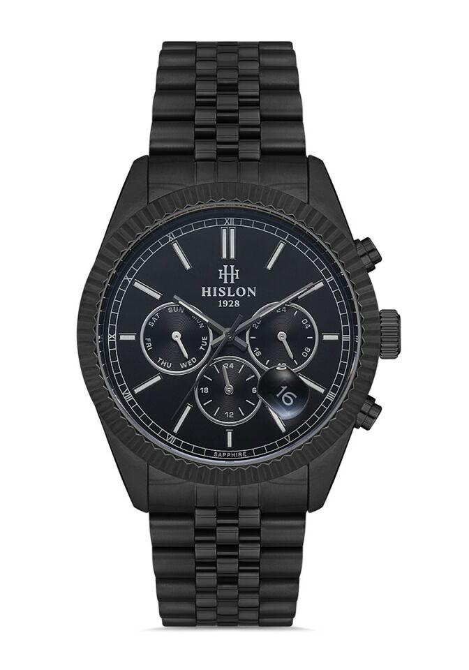 Hislon Men's Date DT117B-04SB