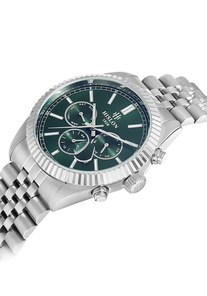 Hislon Men's Date DT117S-15SS