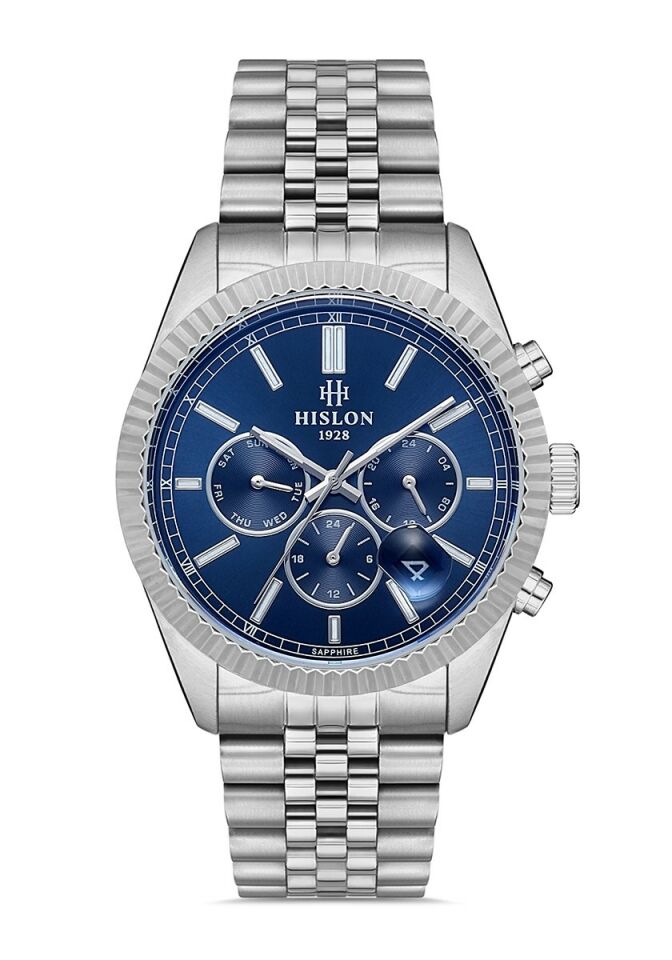 Hislon Men's Date DT117S-11SS
