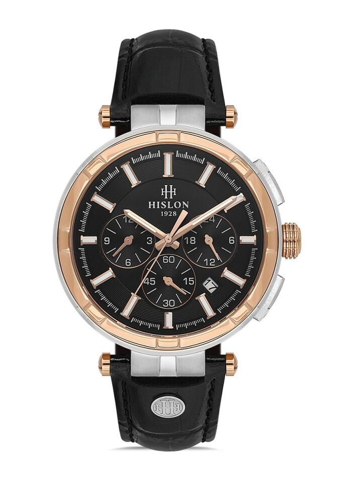 Hislon Men's Date DT202T-04BR