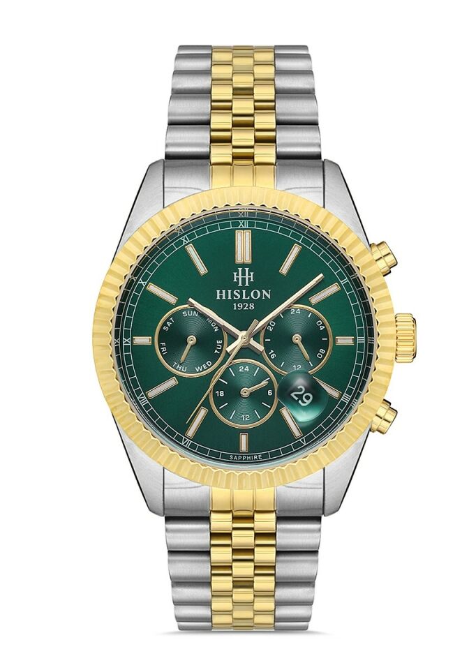 Hislon Men's Date DT117T-15SG