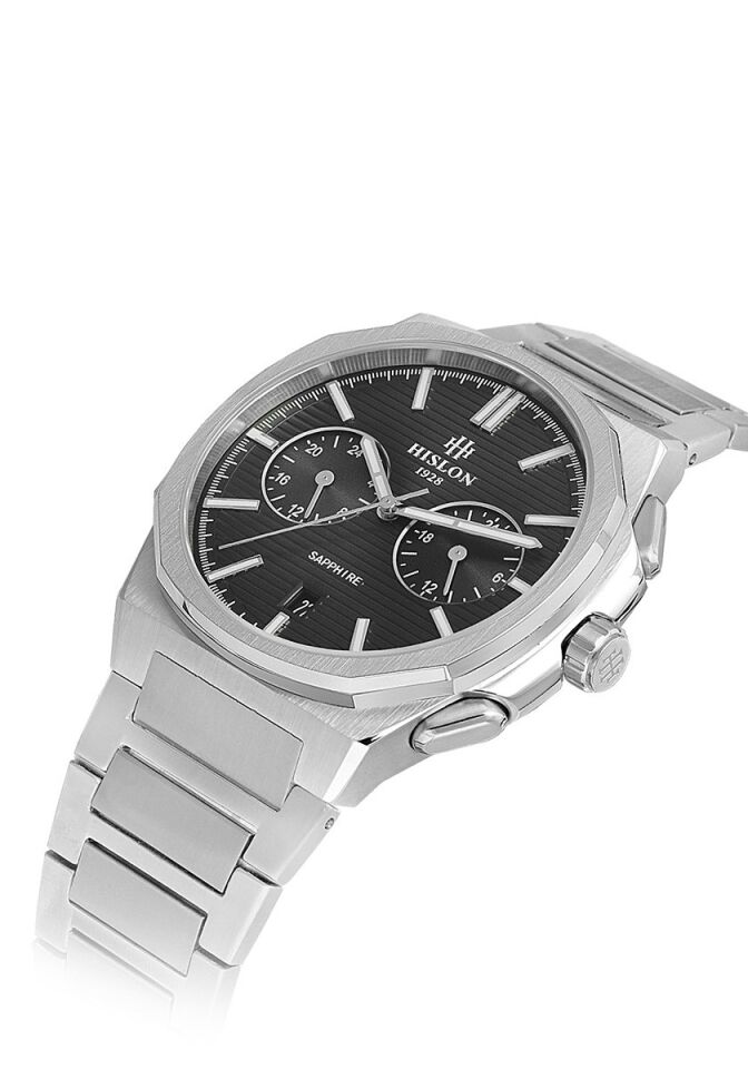 Hislon Men's Date DT127S-04SS