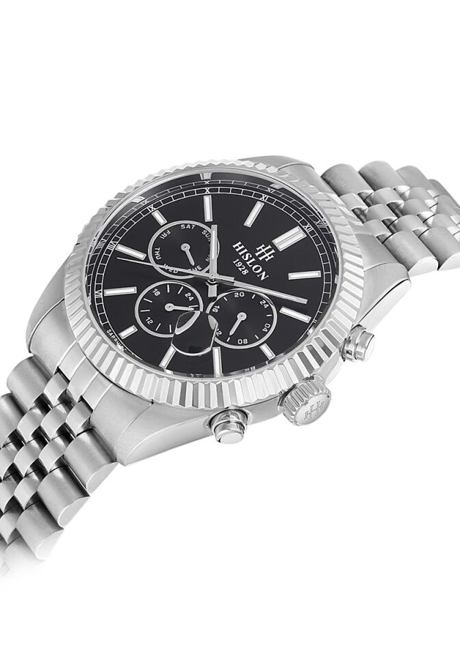 Hislon Men's Date DT117S-04SSS