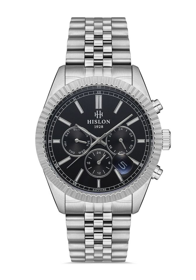 Hislon Men's Date DT117S-04SSS