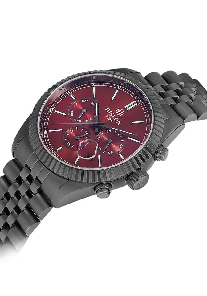 Hislon Men's Date DT117N-14SNS