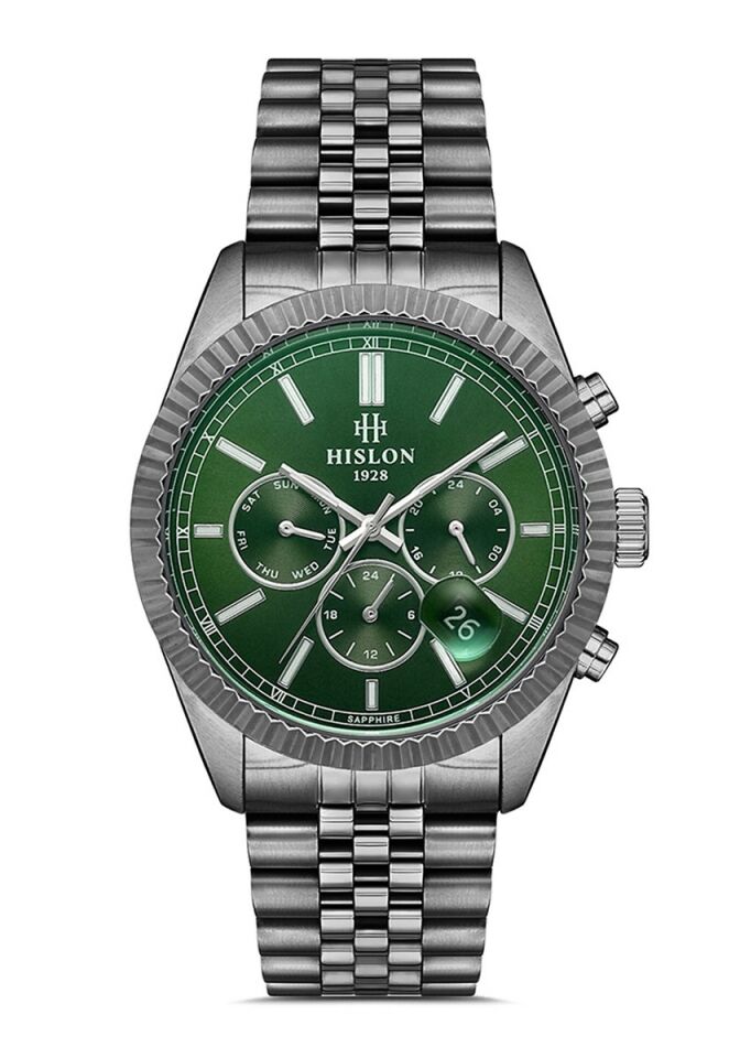 Hislon Men's Date DT117N-15SNS