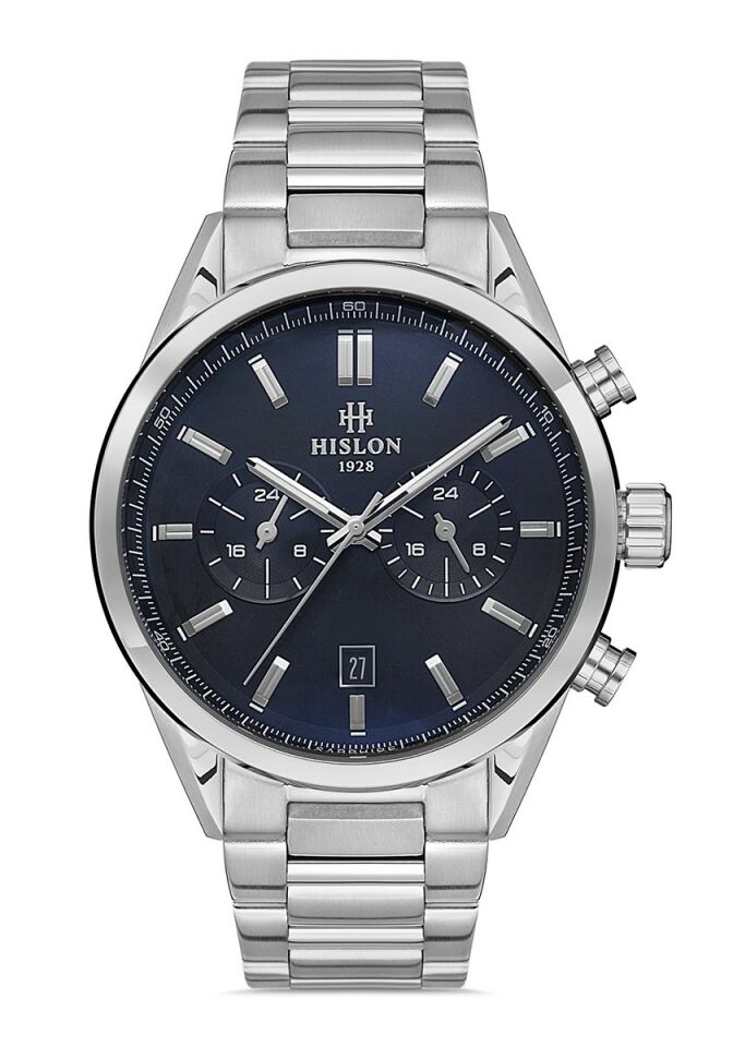 Hislon Men's Date DT114S-04SS