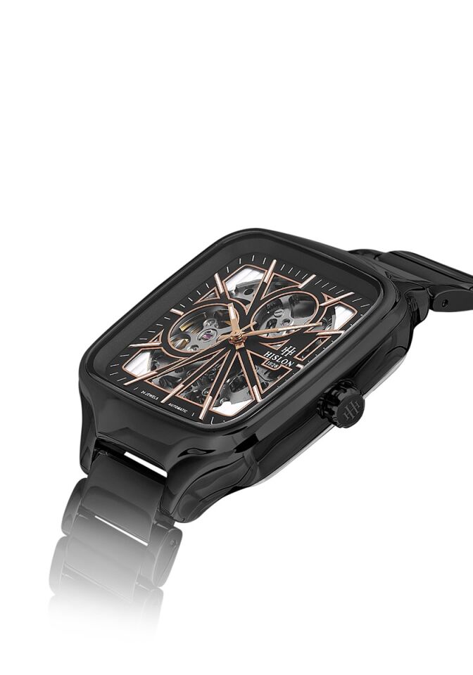 Hislon Men's Solid SD166B-04SR
