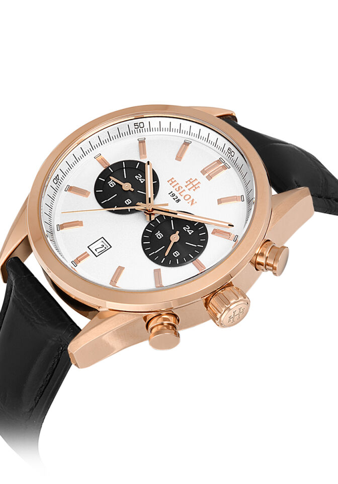 Hislon Men's Date DT114R-02BR