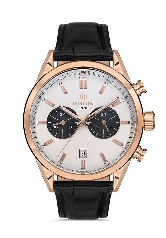 Hislon Men's Date DT114R-02BR