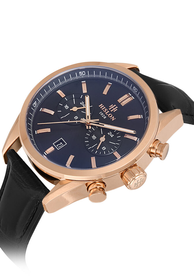 Hislon Men's Date DT114R-05BR