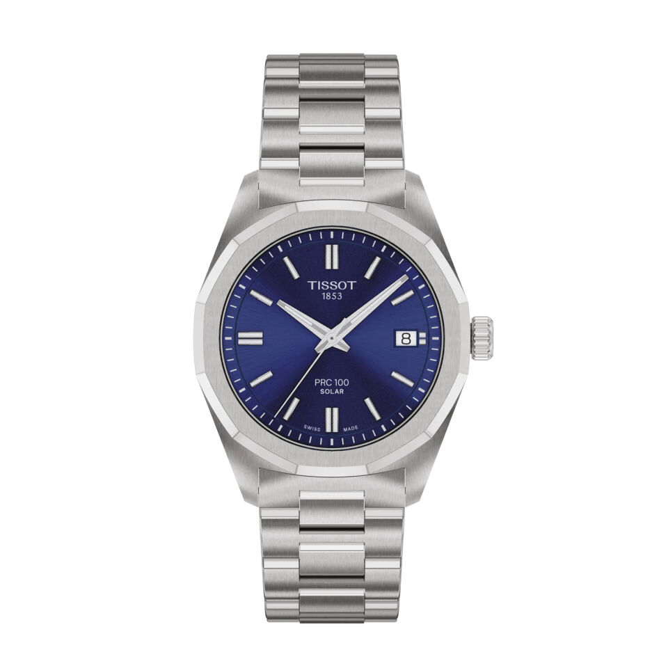 Tissot PRC 100 Solar 34mm T1518221104100 - Kadın Kol Saati T151.822.11.041.00