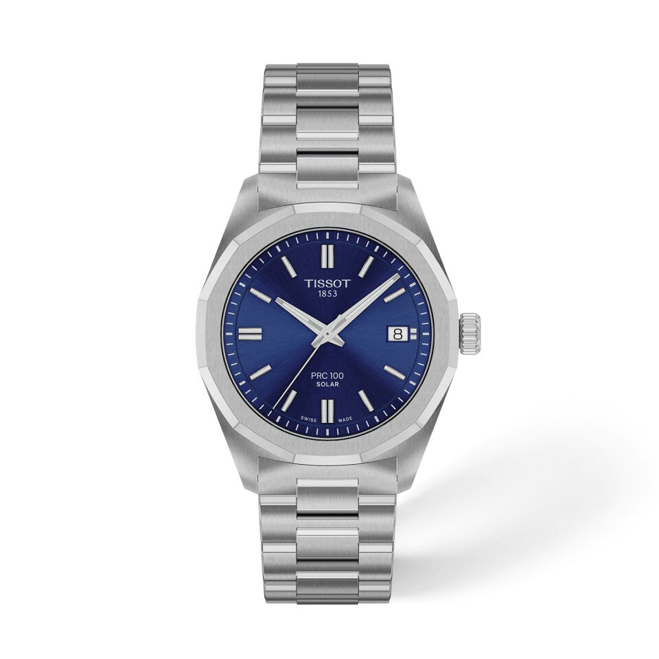 Tissot PRC 100 Solar 34mm T1518221104100 - Kadın Kol Saati T151.822.11.041.00