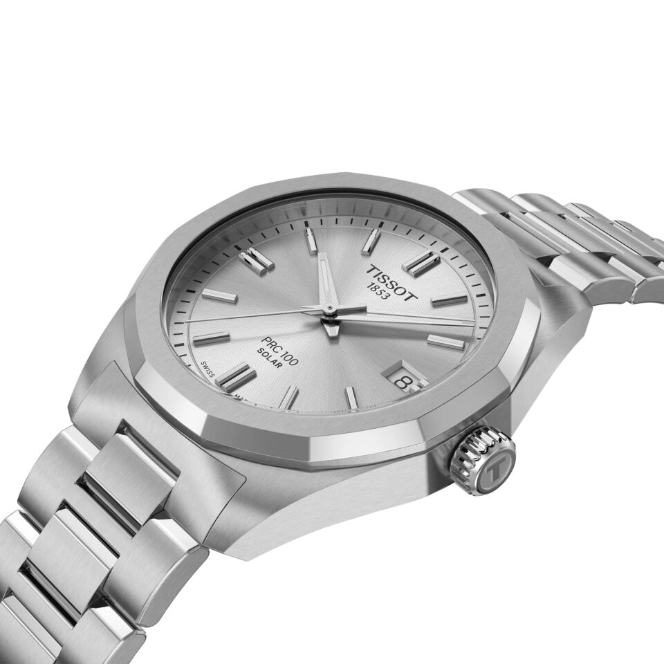Tissot PRC 100 Solar 34mm T1518221103100 - Kadın Kol Saati T151.822.11.031.00