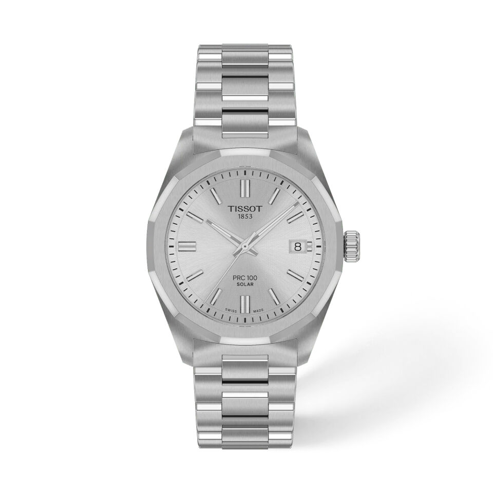 Tissot PRC 100 Solar 34mm T1518221103100 - Kadın Kol Saati T151.822.11.031.00