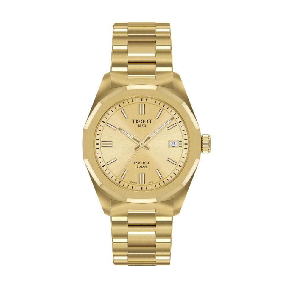 Tissot PRC 100 Solar 34mm T1518223302100 - Kadın Kol Saati T151.822.33.021.00