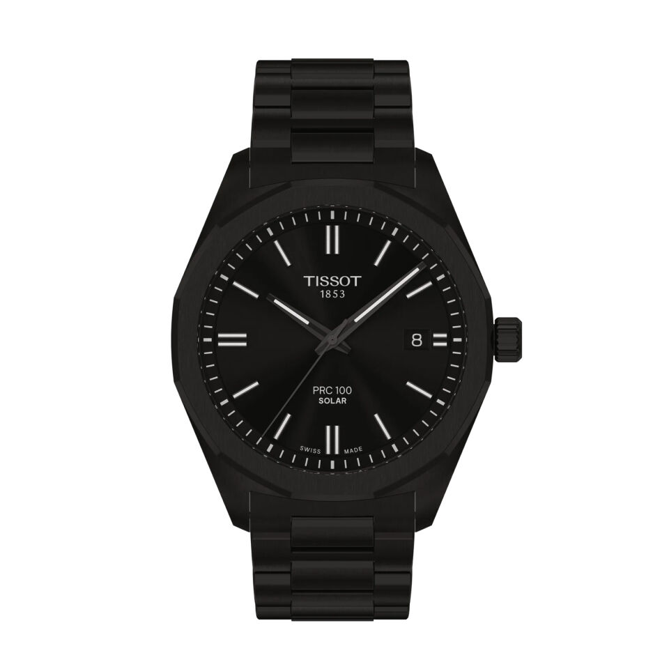 Tissot PRC 100 Solar 39mm T1514223305100 - Erkek Kol Saati T151.422.33.051.00