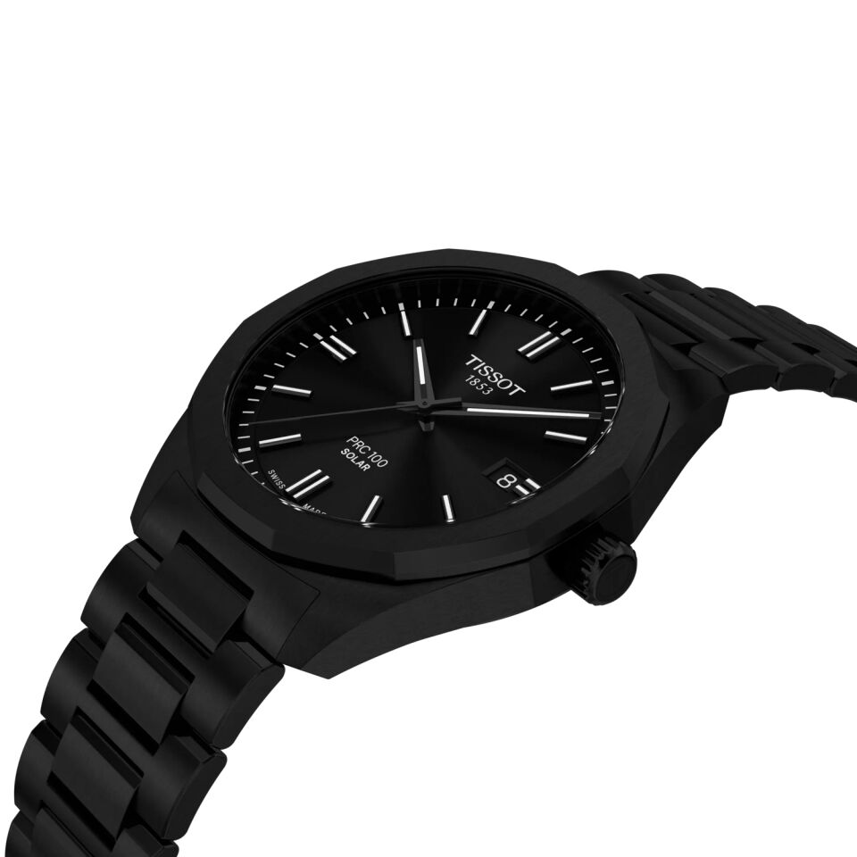 Tissot PRC 100 Solar 39mm T1514223305100 - Erkek Kol Saati T151.422.33.051.00
