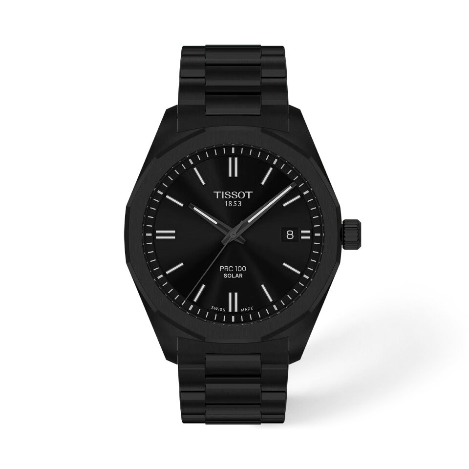 Tissot PRC 100 Solar 39mm T1514223305100 - Erkek Kol Saati T151.422.33.051.00