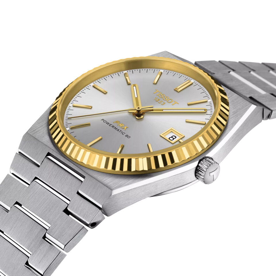 Tissot PRX Gold 40mm T9314074103101 - Erkek Kol Saati T931.407.41.031.01