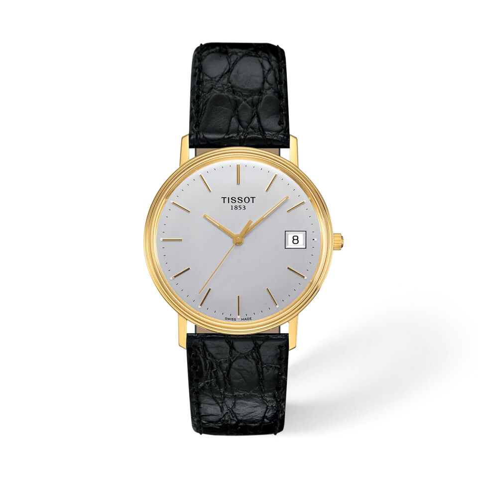 Tissot Goldrun Hesalite Gold 33.7mm T71340131 - Erkek Kol Saati T71.3.401.31