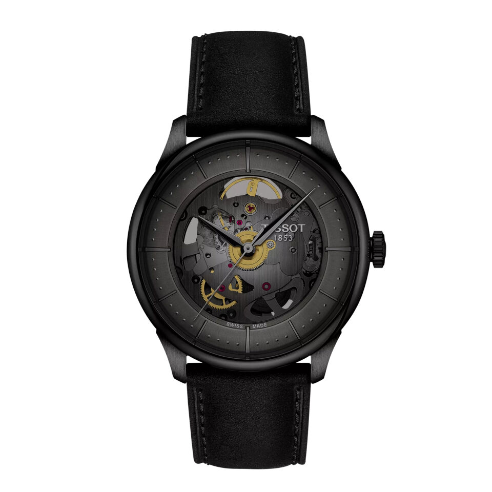 Tissot Chemin Des Tourelles Skeleton 39mm T1398363644100 -  Erkek Kol Saati T139.836.36.441.00