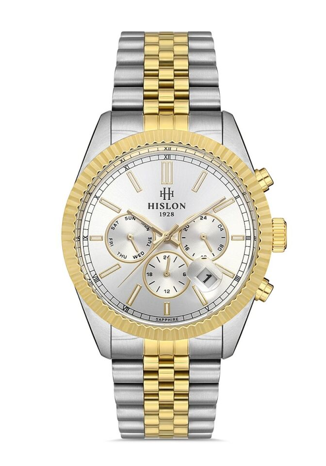 Hislon Men's Date DT117T-02SGS