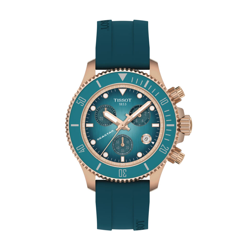 Tissot Seastar 1000 Quartz Chronograph 38mm T1202173704100 - Erkek Kol Saati T120.217.37.041.00