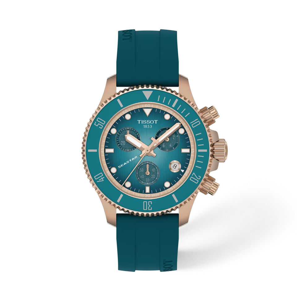 Tissot Seastar 1000 Quartz Chronograph 38mm T1202173704100 - Erkek Kol Saati T120.217.37.041.00