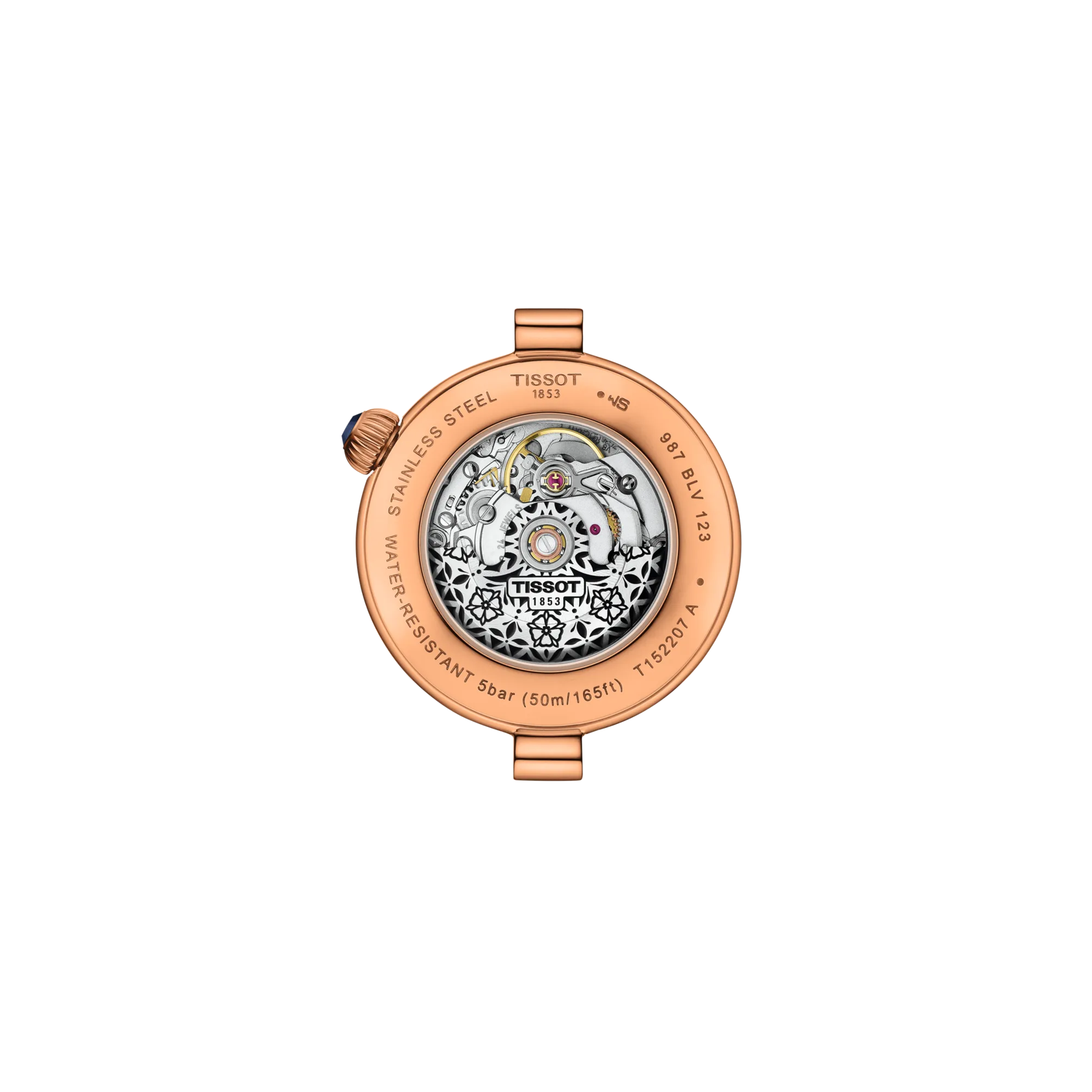 Tissot Désir şeffaf arka kapak