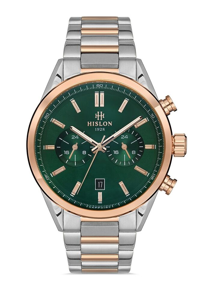 Hislon Men's Date DT114T-15SR
