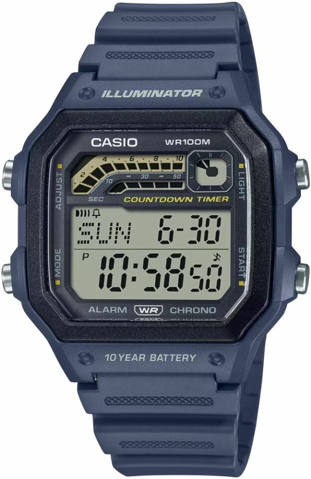 Casio WS-1600H-2AVDF  Digital Erkek Kol Saati