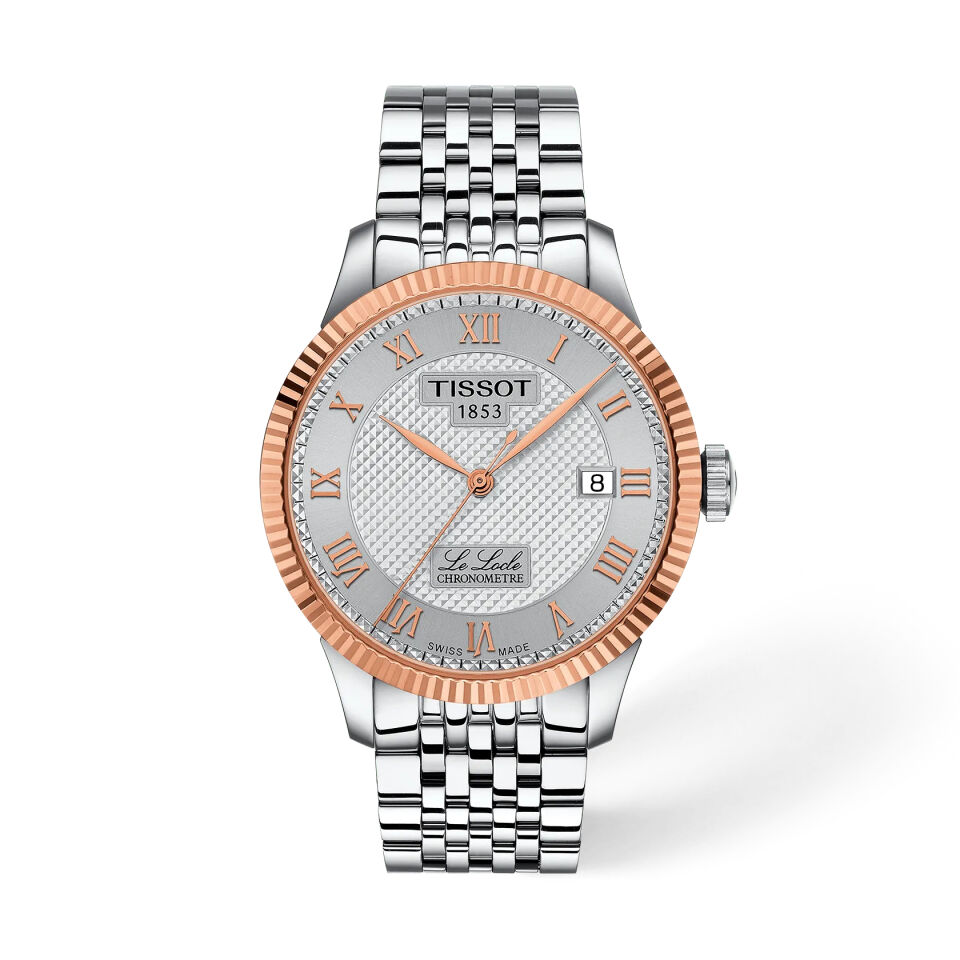 Tissot Le Locle Gold 39.3mm T9324084103300 - Erkek Kol Saati T932.408.41.033.00