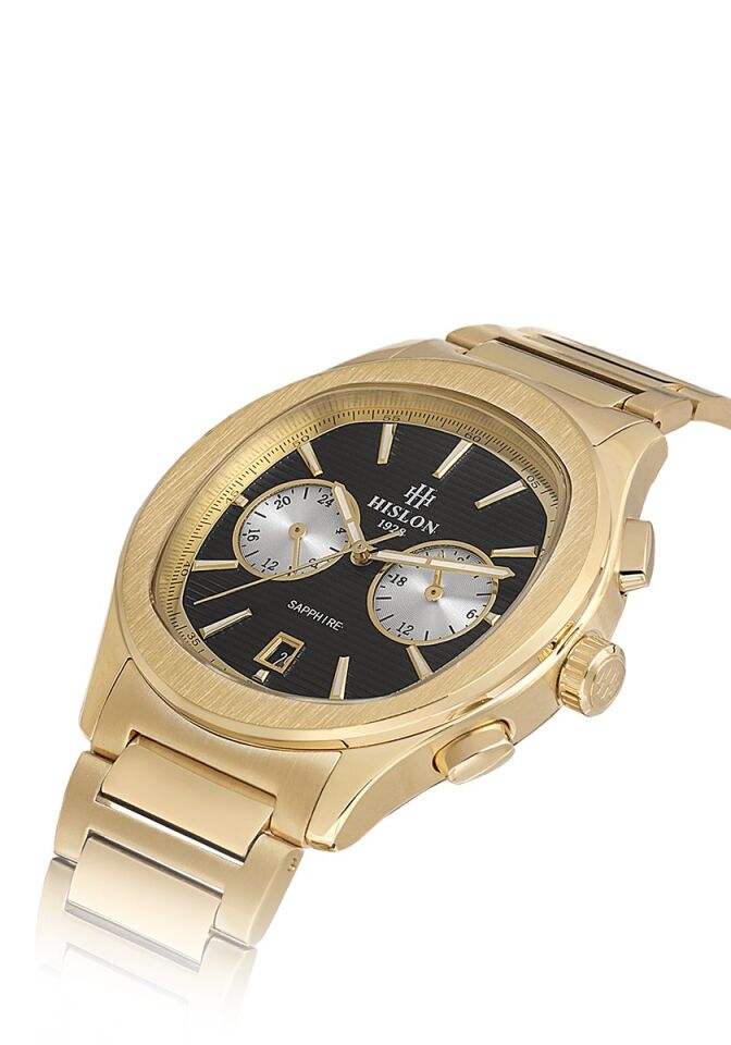 Hislon Men's Date DT148G-04SG