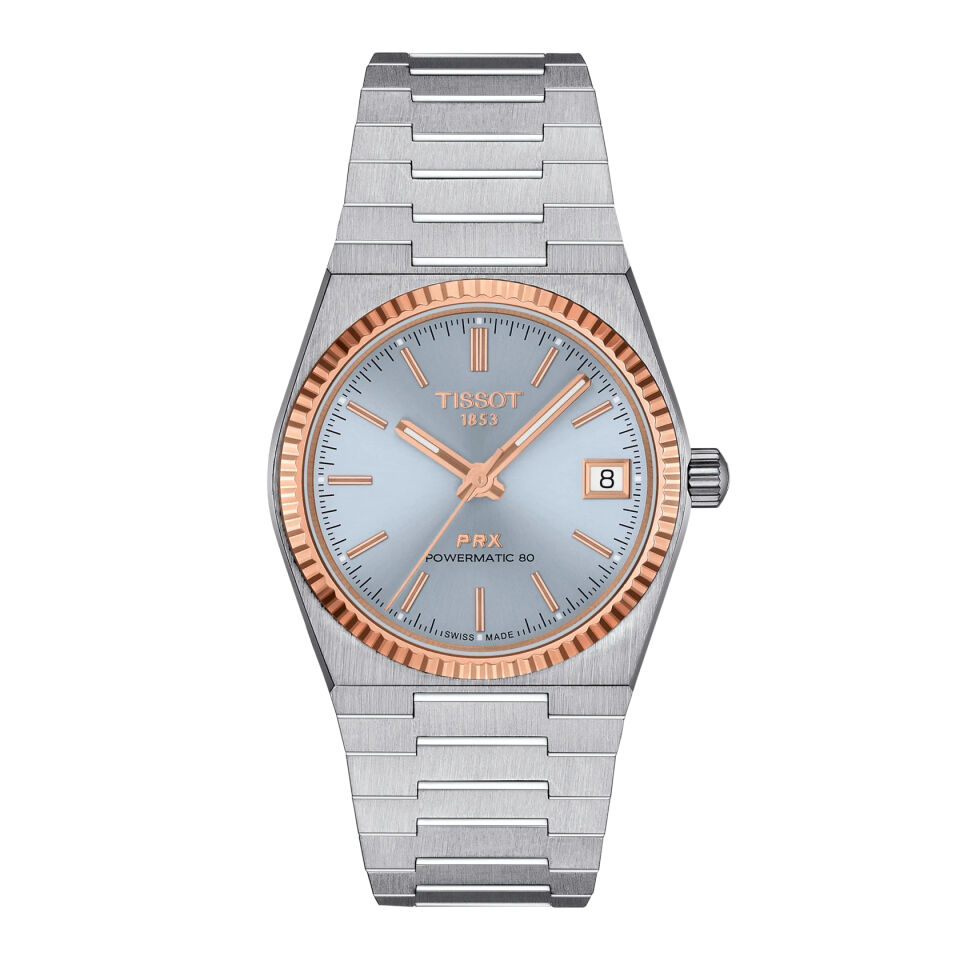 Tissot PRX Gold 35mm T9312074135100 -  Kadın Kol Saati T931.207.41.351.00