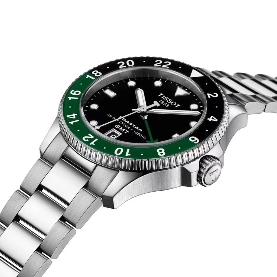 Tissot Seastar 1000 GMT 40mm T1208521105100 - Erkek Kol Saati T120.852.11.051.00
