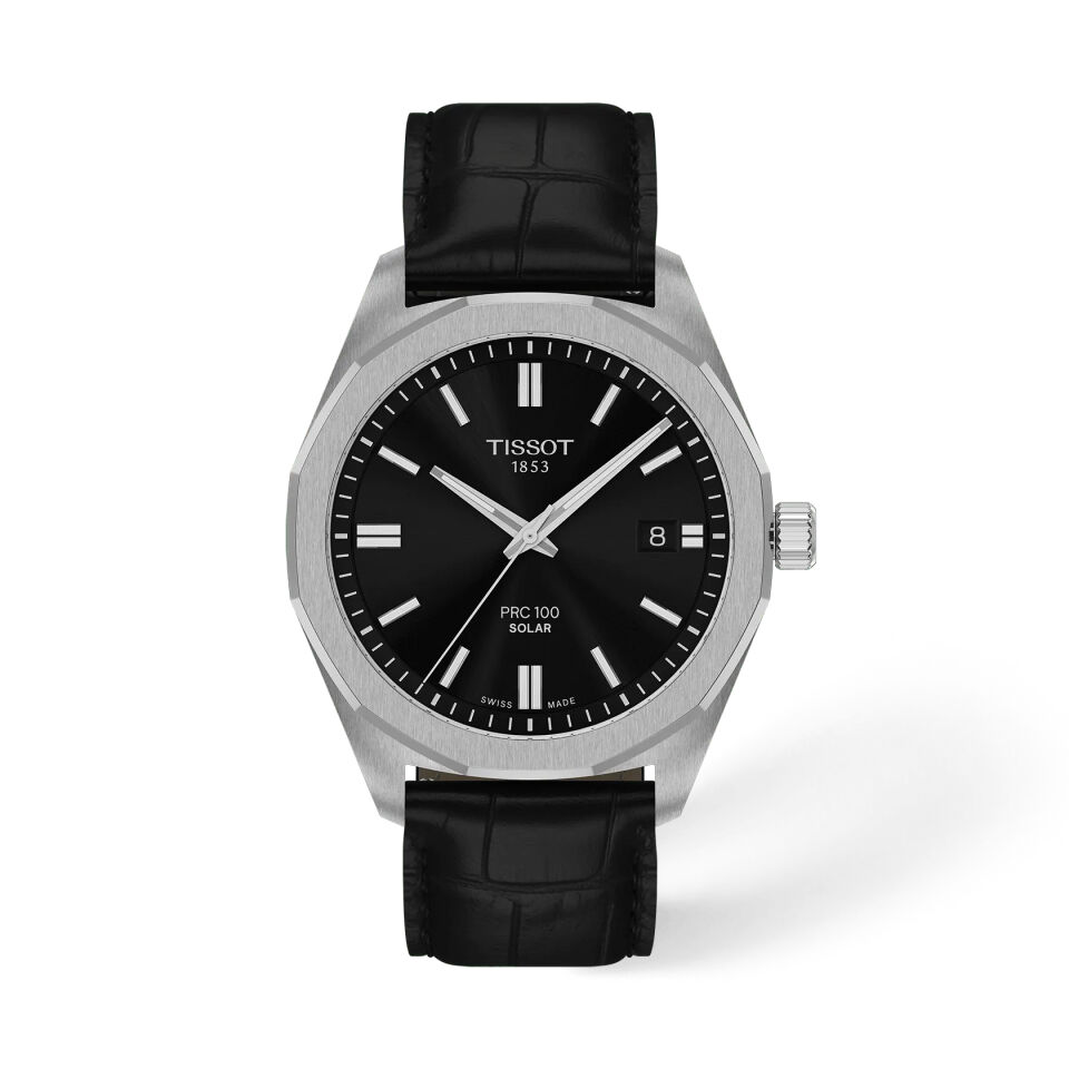 Tissot PRC 100 Solar 39mm T1514221605100 - Erkek Kol Saati T151.422.16.051.00