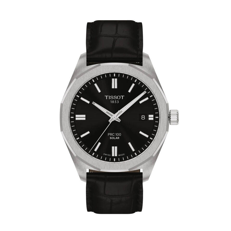Tissot PRC 100 Solar 39mm T1514221605100 - Erkek Kol Saati T151.422.16.051.00