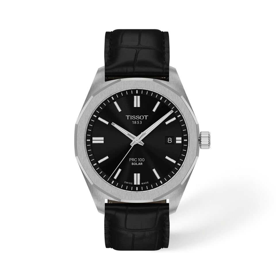 Tissot PRC 100 Solar 39mm T1514221605100 - Erkek Kol Saati T151.422.16.051.00