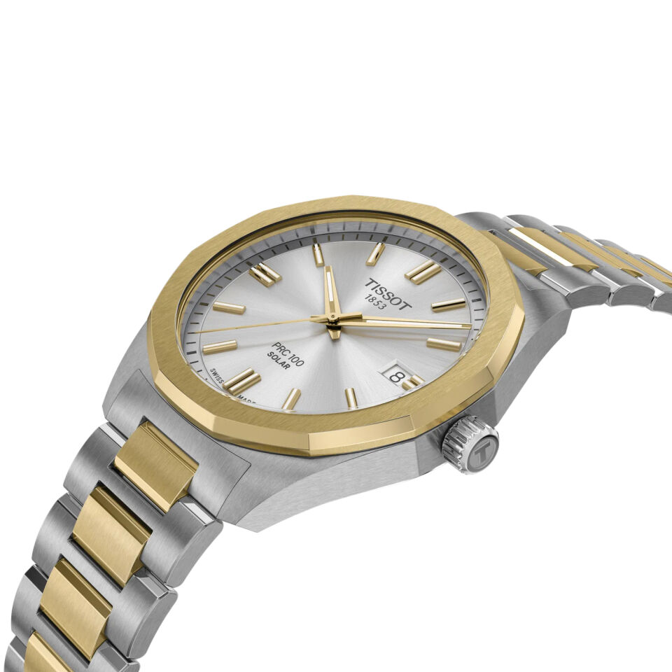 Tissot PRC 100 Solar 39mm T1514222203100 - Erkek Kol Saati T151.422.22.031.00