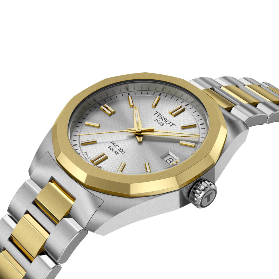 Tissot PRC 100 Solar 34mm T1518222203100 - Kadın Kol Saati T151.822.22.031.00