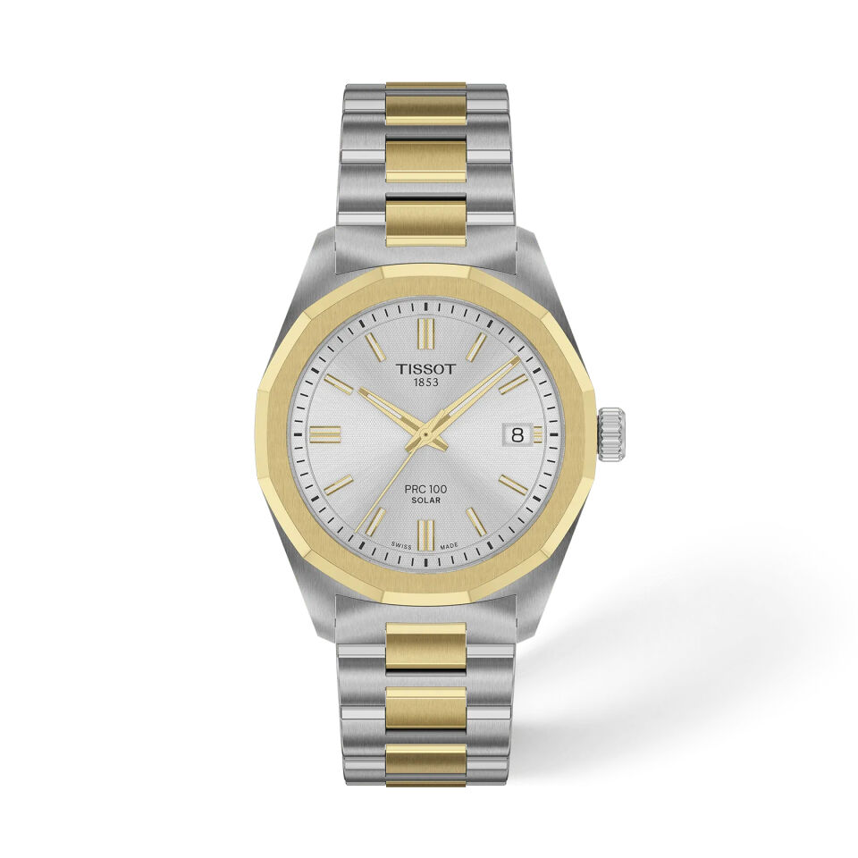 Tissot PRC 100 Solar 34mm T1518222203100 - Kadın Kol Saati T151.822.22.031.00