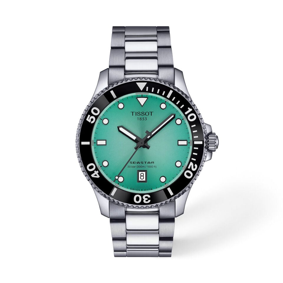 Tissot Seastar 1000 40mm T1204101109100 -  Erkek Kol Saati T120.410.11.091.00