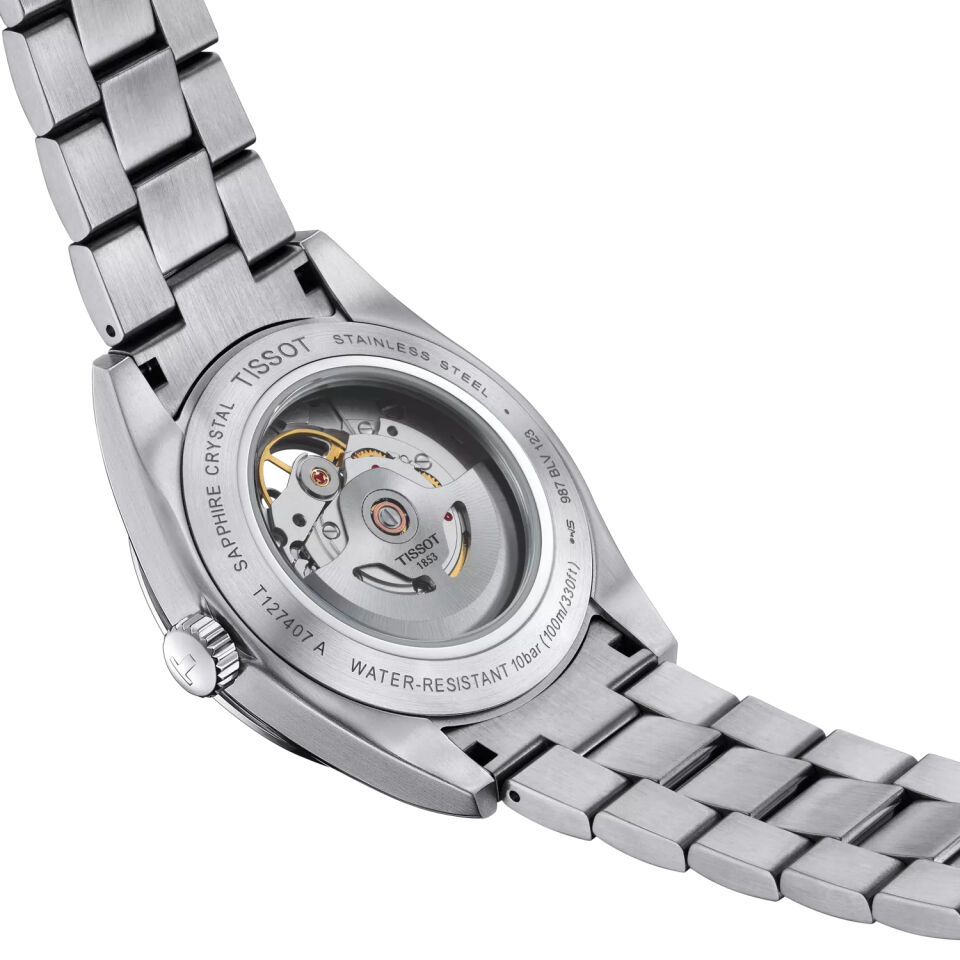 Tissot Gentleman Open Heart 40mm T1274071103101 - Erkek Kol Saati T127.407.11.031.01