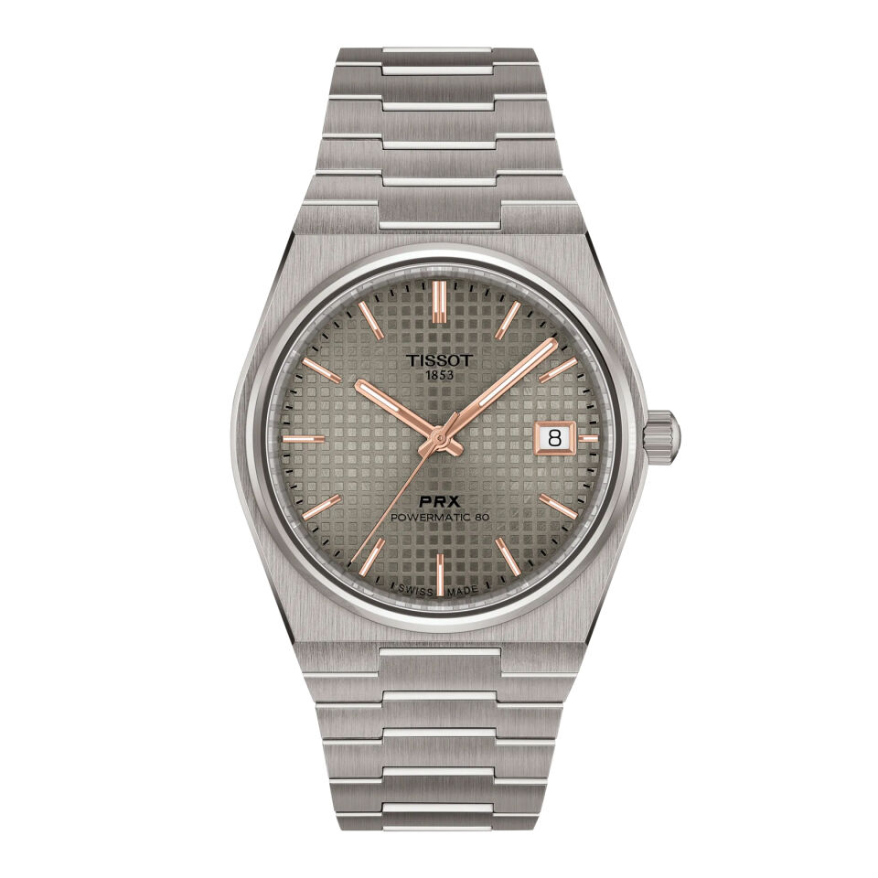Tissot PRX Titanium 38mm T1378074406100 - Erkek Kol Saati T137.807.44.061.00