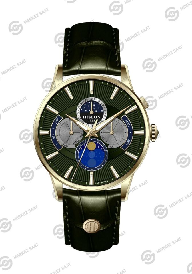 Hislon Men's Timeles's TM236G-15YG